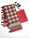 MG 570 Plain Linen Digital Printed Fancy Saree Wholesalers In Surat